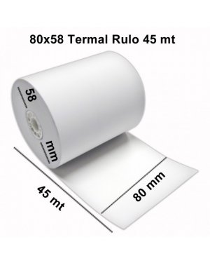 80x45m Termal Rulo Kağıt